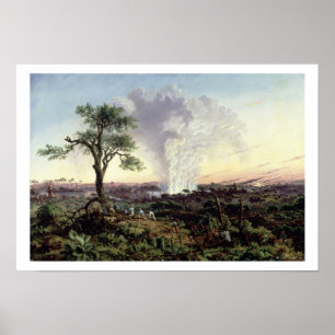 Affiches Les chutes Victoria au lever de soleil, avec "de