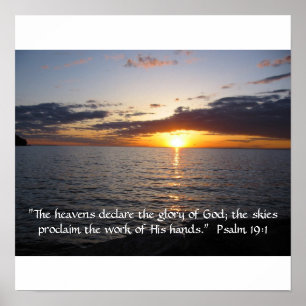 Affiches Les cieux déclarent la gloire de Dieu