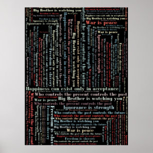Affiches Les citations d'Orwell