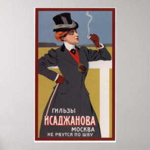 Affiches Les coquillages de cigarettes de l'annonce d'Isadz