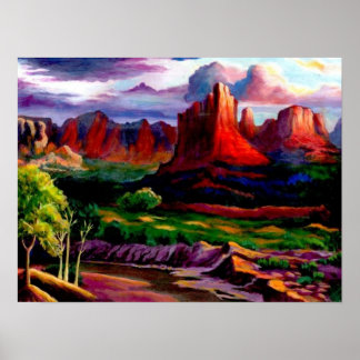 Affiches Les couleurs du canyon de Red Rock