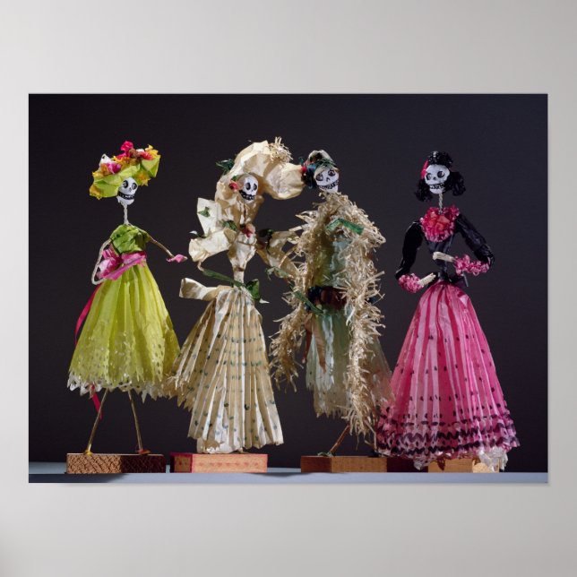 Affiches Les dames du Jour des morts, de Oaxaca (Devant)