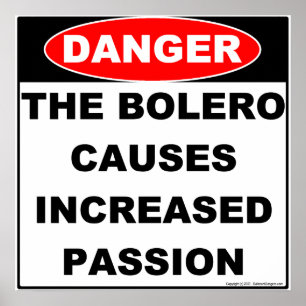 Affiches Les dangers de l'affiche Bolero