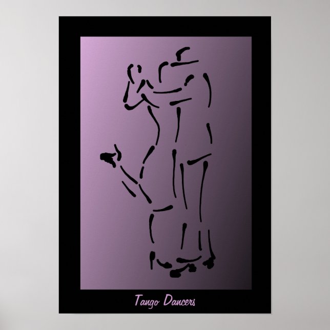 Affiches Les danseurs de Tango (Devant)