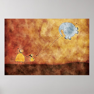 Affiches Les deux et l'éléphant