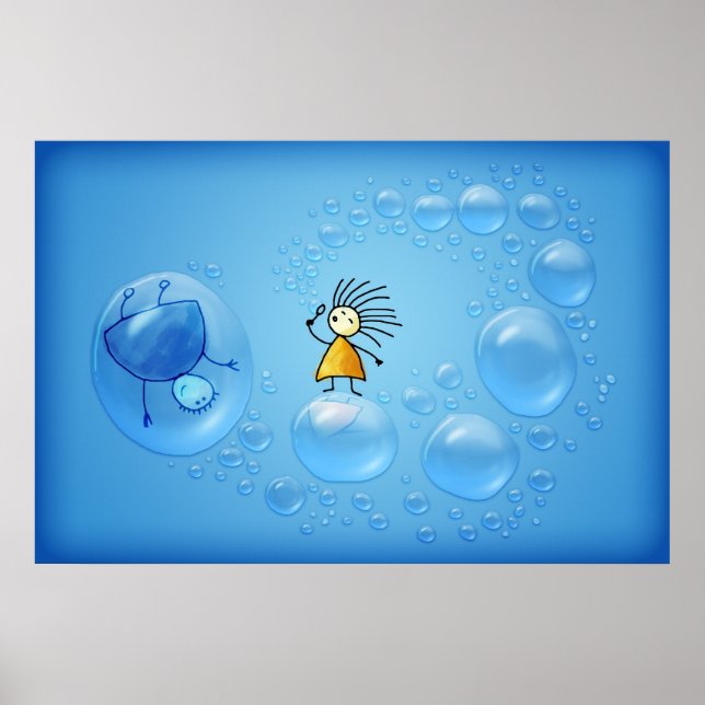 Affiches Les deux et les bulles (Devant)