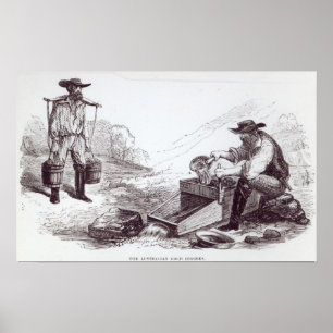 Affiches Les Diggers d'or australiens