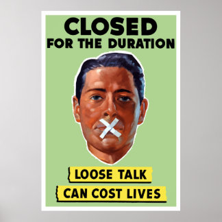 Affiches Les discours perdus peuvent coûter des vies