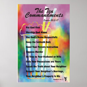 Affiches Les dix commandements