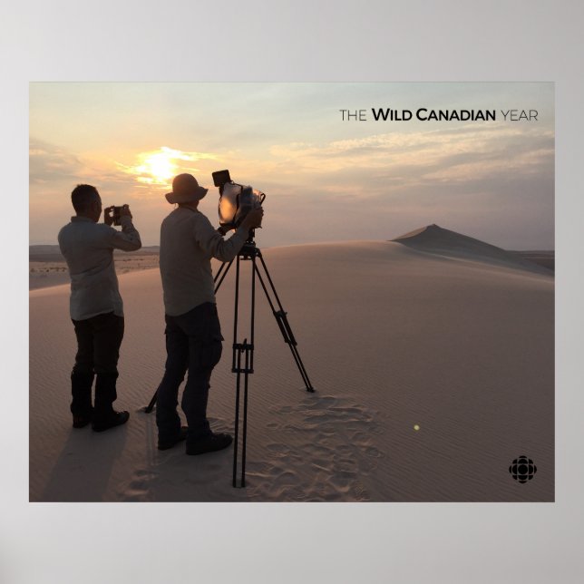 Affiches Les dunes de sable d'Athabasca (Devant)