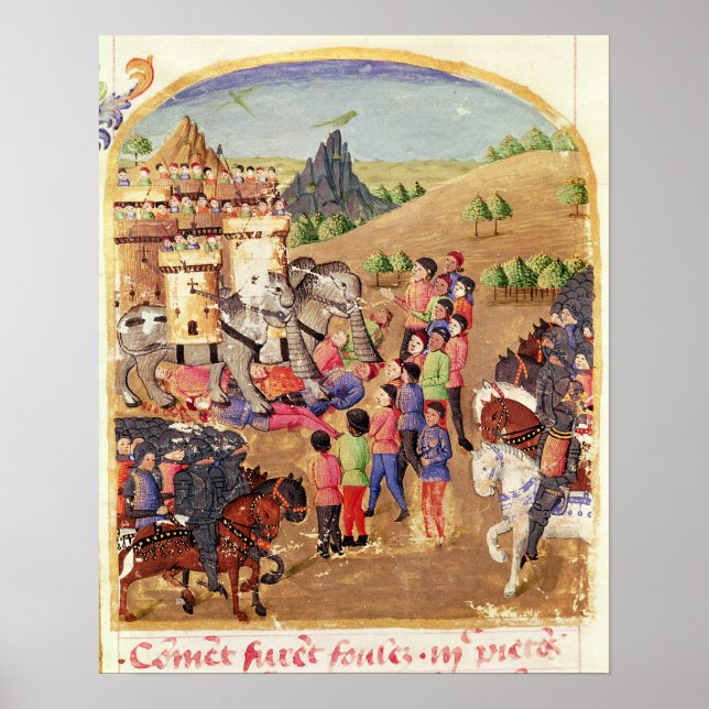 Affiches Les éléphants de la guerre (Devant)