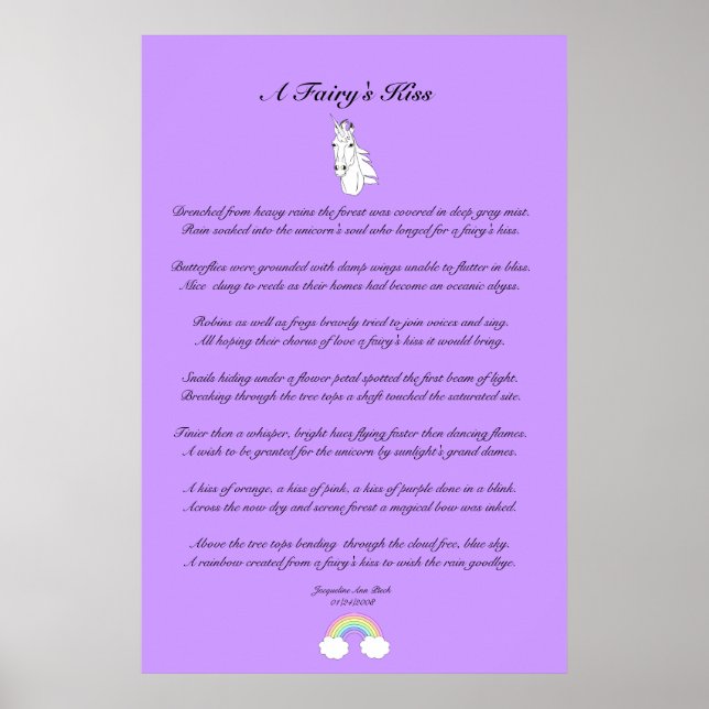 Affiches Les enfants baisés de la fée (Devant)