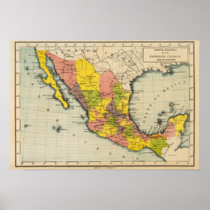 Affiches Les Etats-Unis du Mexique 2