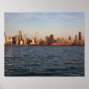 Affiches Les Etats-Unis, l'Illinois, Chicago, horizon de