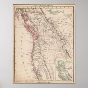 Affiches Les Etats-Unis occidentaux