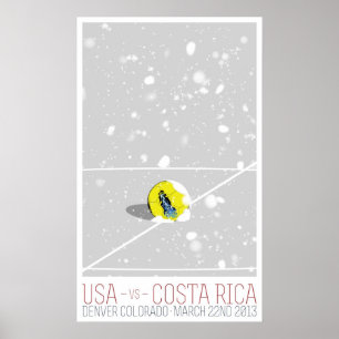 Affiches Les Etats-Unis v Costa Rica