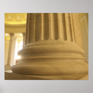 Affiches Les Etats-Unis, Washington, C.C. Un pilier dans