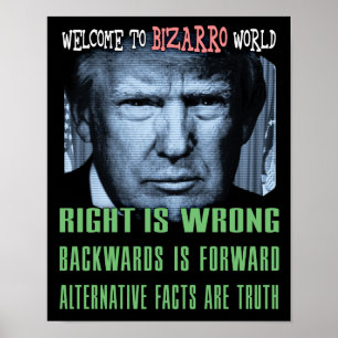 Affiches Les faits alternatifs sont la vérité - Anti Donald