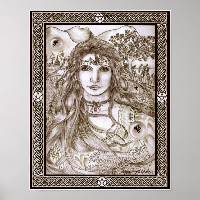 Affiches Les fées sont la vraie déesse Mère Terre (Devant)