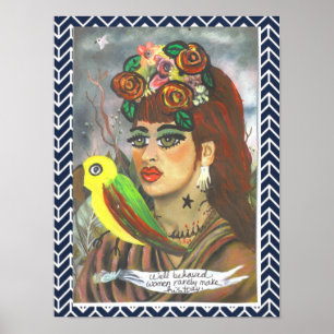 AFFICHES LES FEMMES COMPORTÉES PAR POSTER-WELL FONT