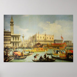 Affiches Les fiançailles du doge vénitien vers l'Adriatiq