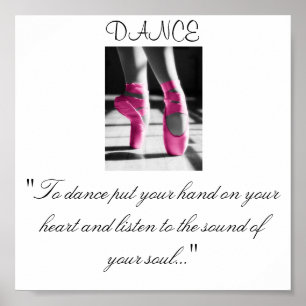 Affiches les filles dansent, "pour danser ont mis votre