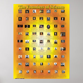 Affiches Les fondateurs de la science