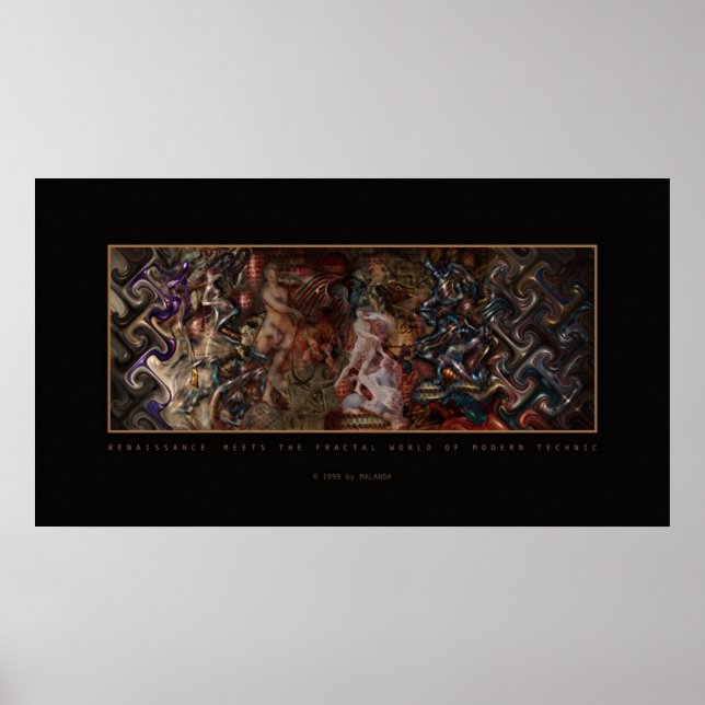 Affiches Les fractales sont anciennes (Devant)