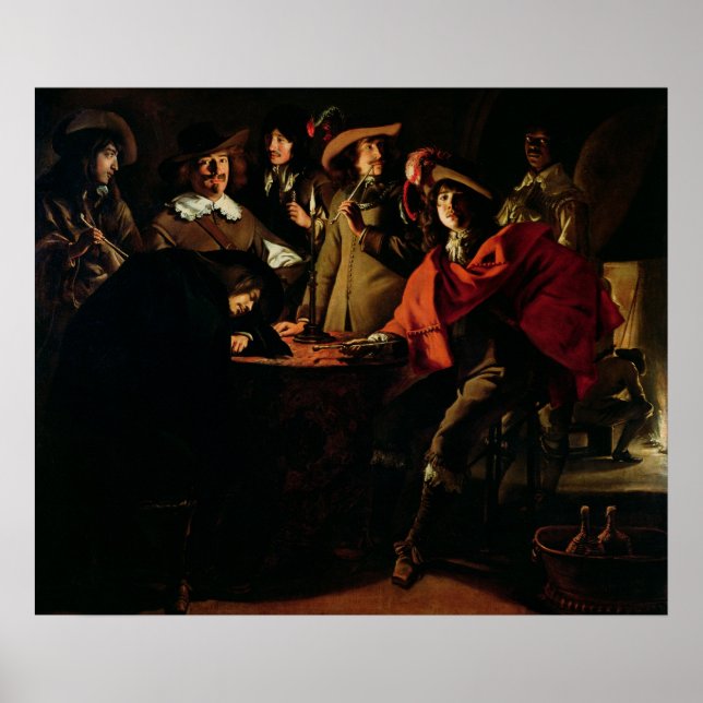 Affiches Les Gardes fument, 1643 (Devant)