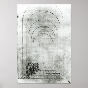 Affiches Les gens sous une voûte