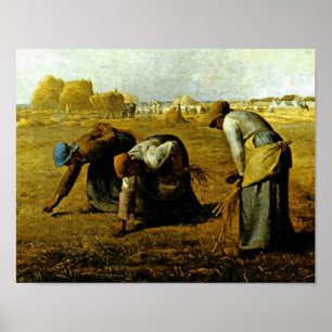 Affiches Les Gleaners de Jean-François Millet