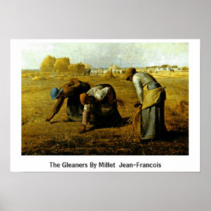 Affiches Les Gleaners De Millet (Ii) Jean-Francois