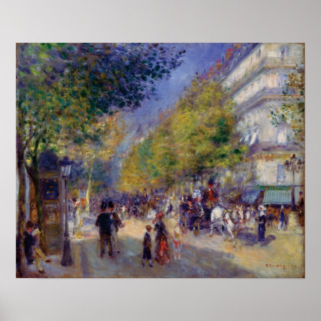 Affiches Les Grands Boulevards par Renoir (Devant)