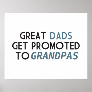 Affiches Les grands papas sont promus aux grands papas