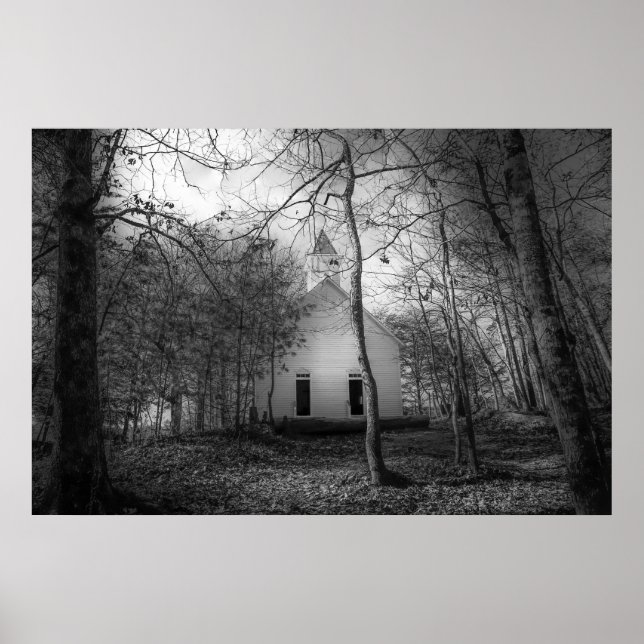 Affiches Les Great Smoky Mountains Cades Cove Old Church (Devant)