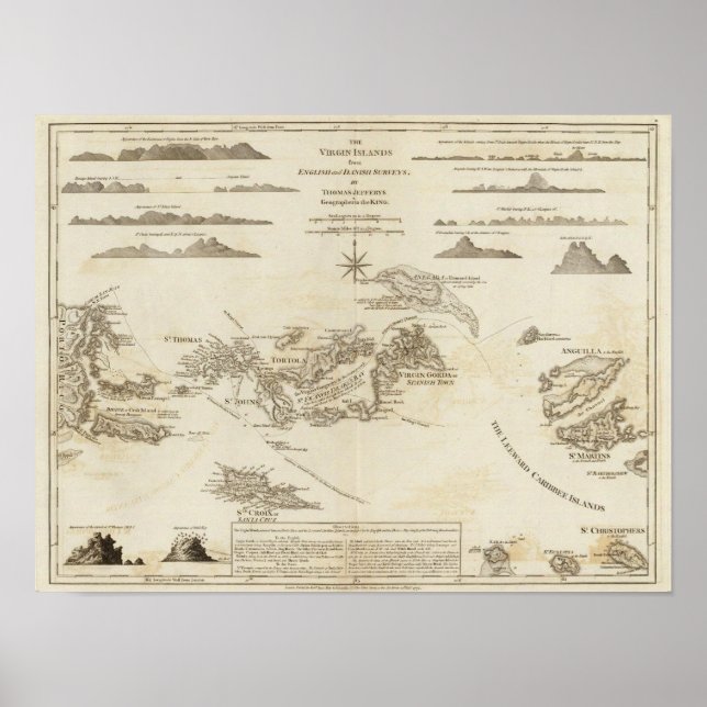 Affiches Les îles Vierges (Devant)