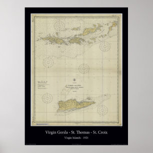 Affiches les Îles Vierges 1921