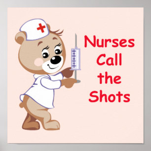 Affiches Les infirmières appellent les tirs - ours