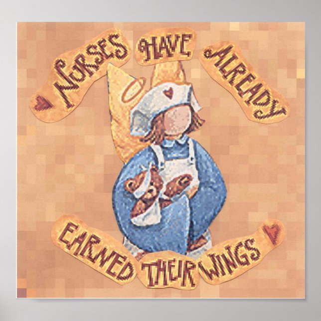 Affiches les infirmières ont des ailes (Devant)