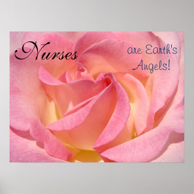 Affiches Les infirmières sont les anges de la Terre ! affic (Devant)