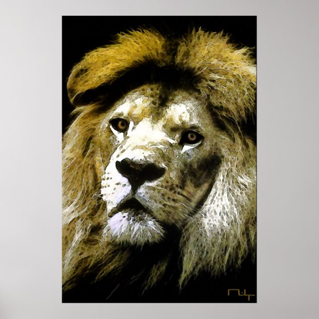 Affiches Les lions ne tuent que lorsqu'ils ont faim.... (Devant)