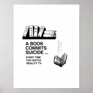 AFFICHES LES LIVRES COMMETTENT LE SUICIDE
