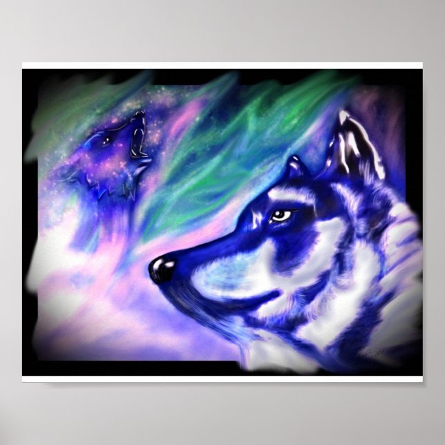 Affiches Les loups dans une aura (Devant)