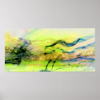 Affiches Les lumières cosmos abstraites