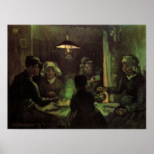 Affiches Les Mangeurs de pommes de terre de Vincent van Gog