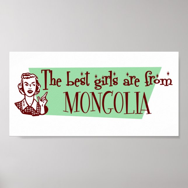 Affiches Les meilleures filles viennent de Mongolie (Devant)