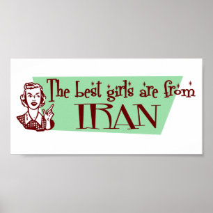 Affiches Les meilleures filles viennent d'Iran