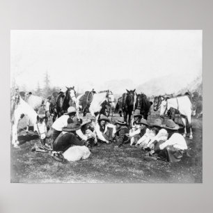 Affiches Les membres du Wild West Show de Pawnee Bill