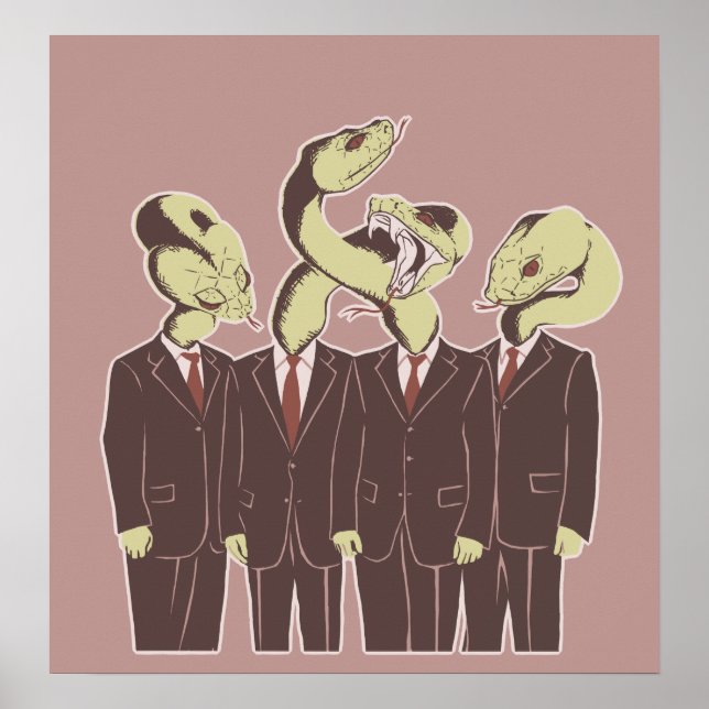 Affiches Les menteurs à long ton (Devant)