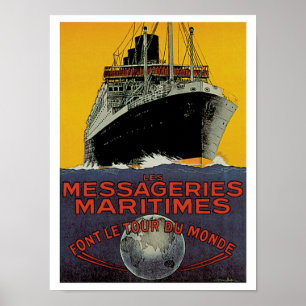 Affiches Les Messageries Maritimes